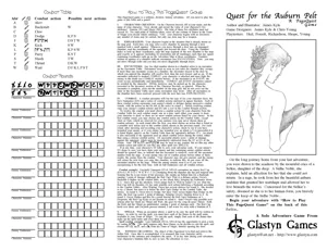 Quest for the Auburn Pelt: A PageQuest Game box cover