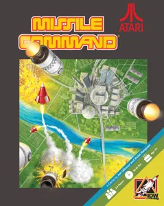 Atari's Missile Command box cover