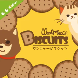 Woof Meow Biscuits box cover