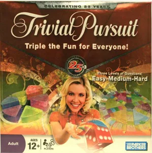 Trivial Pursuit: 25th Anniversary Edition box cover