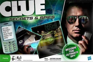 Clue: Secrets & Spies box cover