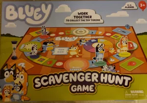 Bluey Scavenger Hunt Game box cover