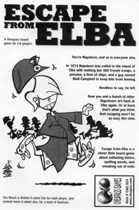 Escape from Elba box cover