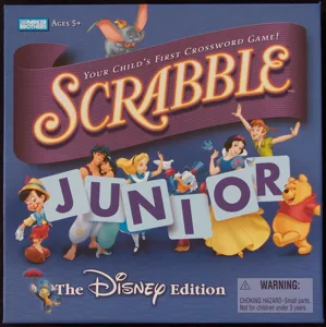 Scrabble Junior: The Disney Edition box cover