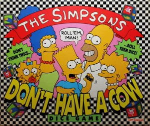 The Simpsons: Don't Have A Cow Dice Game box cover