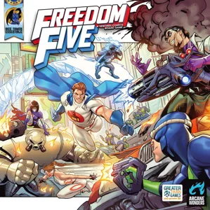 Freedom Five: A Sentinel Comics Board Game box art