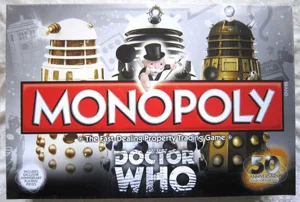 Monopoly: Doctor Who 50th Anniversary Collectors Edition box cover