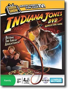 Indiana Jones DVD Adventure Game box cover