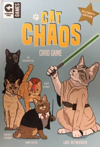 Cat Chaos Card Game: Celebrity Edition box cover