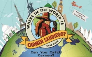 Where in the World is Carmen Sandiego? Card Game box cover