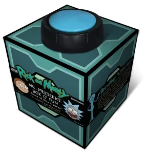 Rick and Morty: Mr. Meeseeks' Box o' Fun Dice and Dares Game box cover