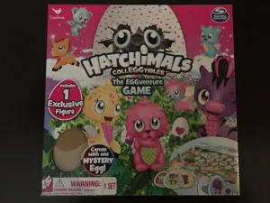 Hatchimals CollEGGtibles EGGventure Game box cover