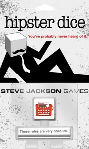 Hipster Dice box cover