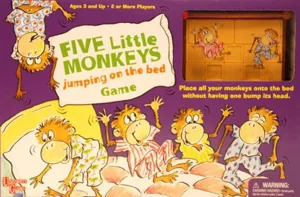 Five Little Monkeys Jumping on the Bed box cover