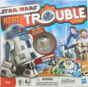 Star Wars R2-D2 is in Trouble box cover