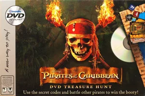 Pirates of the Caribbean DVD Treasure Hunt box cover