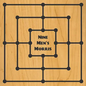 Nine Men's Morris box cover