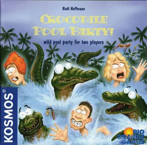 Crocodile Pool Party box cover