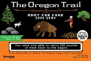 The Oregon Trail: Hunt for Food Card Game box cover