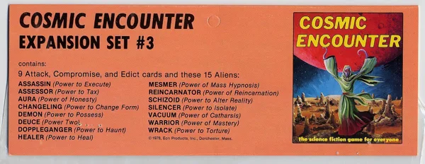 Cosmic Encounter: Expansion Set #3