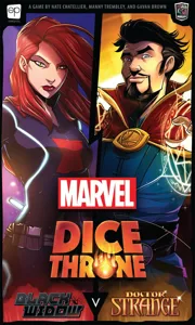 Marvel Dice Throne: Black Widow v. Doctor Strange box cover