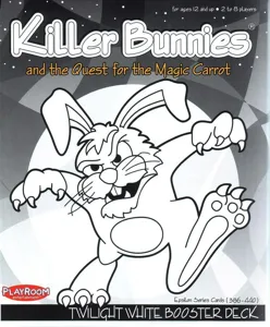 Killer Bunnies and the Quest for the Magic Carrot: Twilight WHITE Booster box cover