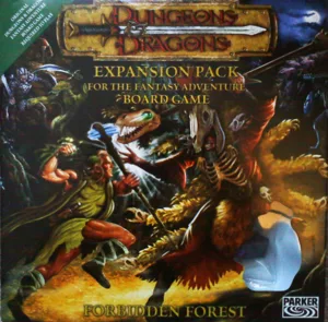 Dungeons & Dragons: The Fantasy Adventure Board Game – Forbidden Forest Expansion Pack box cover