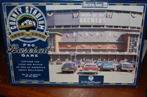 County Stadium Pro Baseball Game box cover