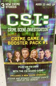 CSI: Crime Scene Investigation Boardgame – Crime Game & Booster Pack #1 box cover