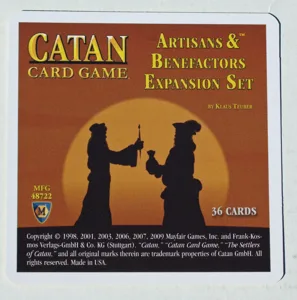 Catan Card Game: Artisans & Benefactors box cover