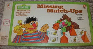 Missing Match-Ups: Sesame Street box cover