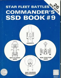 Star Fleet Battles: Commander's SSD Book #9 box cover