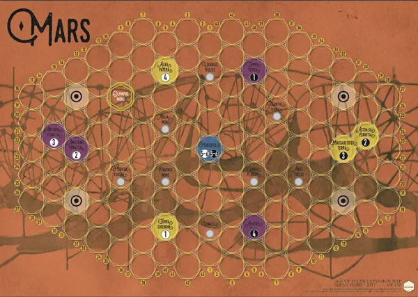 Age of Steam Expansion: Mars – Global Surveyor