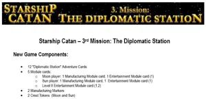 Starship Catan: 3. Mission – The Diplomatic Station box cover
