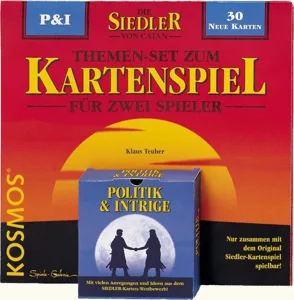 Die Siedler von Catan: Kartenspiel – Politik & Intrige box cover