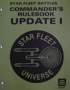 Star Fleet Battles Commanders Rulebook Update I box cover