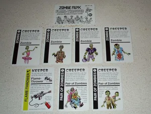 Zombie Fluxx: Flame-Thrower Expansion Pack box cover