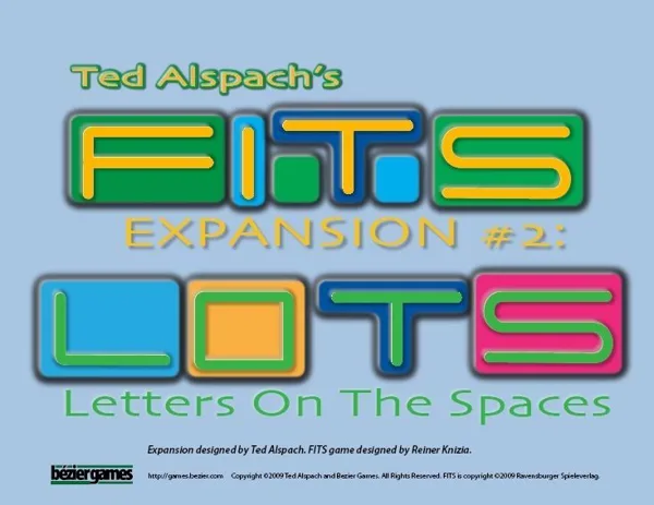 FITS: Expansion #2 – LOTS: Letters On The Spaces