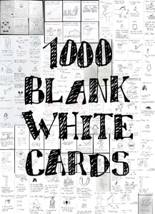1000 Blank White Cards box cover