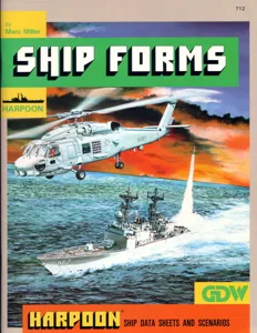 Harpoon: Ship Forms – Ship Data Sheets and Scenarios box cover