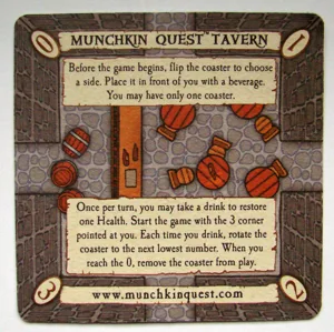 Munchkin Quest: Promo Coaster 1 box cover