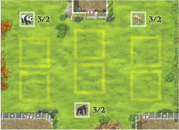 Zooloretto: Five Extra Enclosures