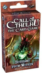 Call of Cthulhu: The Card Game – Screams from Within Asylum Pack box cover