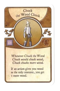 Agricola: The Legen*dairy Forest Deck – Chuck the Wood Chuck box cover