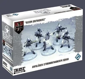 Dust Tactics: Aufklärer Sturmgrenadieren Squad – "Recon Grenadiers" box cover
