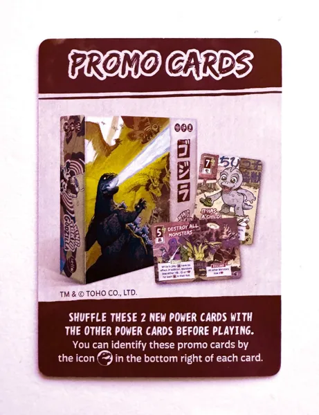 King of Tokyo Godzilla: Promo Cards