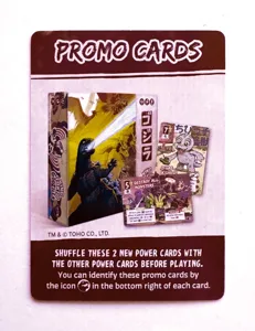 King of Tokyo Godzilla: Promo Cards box cover