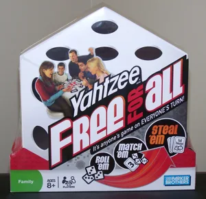 Yahtzee Free for All box cover