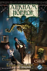 Arkham Horror: The Curse of the Dark Pharaoh Expansion (Revised Edition) box cover