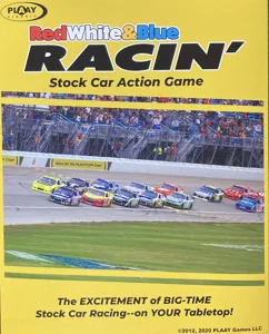 Red White & Blue Racin': Stock Car Action Game box cover
